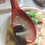 麺カフェ ひまわり - スープ旨い