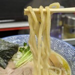 らぁめん 城ヶ崎 - 全粒粉の太麺♪