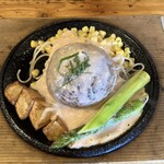 ヒッコリー - 料理写真:明太クリームハンバーグ