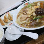 餃子の王将 - 五目あんかけラーメン フェアセットＢ