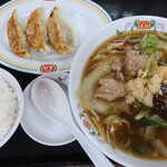餃子の王将 - 五目あんかけラーメン フェアセットＢ