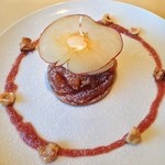 カーサ・デル・チーボ - 紅玉のタタン バニラジェラート添え