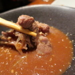 なまらむーちょ - 特製の胡麻ポン酢で頂きます