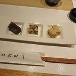 割烹 大田川 - 2014.12ランチの前菜
