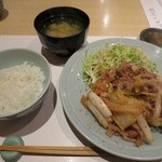 割烹 大田川 - 2014.12豚肉の生姜焼き