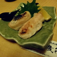 個室ふぐかに料理 磯笛 - とらふぐ白子焼き