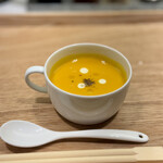 洋カツ屋 ドン・デ・ラ・ナチュレ - かぼちゃのスープ✨