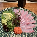 なきざかな 新宿店はなれ - 石鯛の刺身