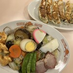 味の古久家 藤沢店 - 五目焼きそばと餃子　1480円也