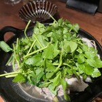 獣肉と酒 ぼんくら - せり鍋