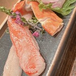 札幌 鮨Sublime - 礼文産のソイ・ズワイガニ