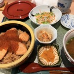 旬魚・鮨の店 あら浜 あすと長町店 - はらこ飯定食