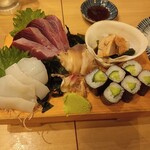 大船海鮮食堂 魚福 - いいとこ刺身3点盛り