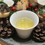 Ecru 117 - ・トラフグのスープと小田原産オリーブオイル 