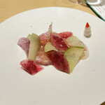 Ecru 117 - ブリとトマトのサラダ仕立て　クリスマスver.