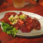 ほりがね炭火焼肉料理店 - 上レバー焼き