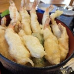 漁師食堂うのしま豊築丸 - エビ盛り(￣ー￣)