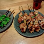 炭火焼鳥専門店 関内 "鶏炎" - 