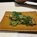 うなぎ 目白ぞろ芽 - くりから　ねぎ醤油¥900