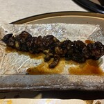 うなぎ 目白ぞろ芽 - 肝焼き¥1000