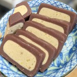 恵那川上屋 - カットしました。これは3分の２の量です♫キレイ♬