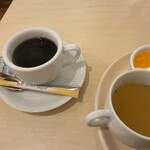 fruit cafe Saita!Saita! - パニーニランチのホットコーヒー