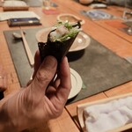 NOMI RESTAURANT - ラキテンさんのお手　お鮨借りましたありがとうございます