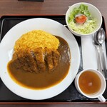 浅草聚楽 - オムカツカレー