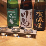 黑船SOBA TENPLUS - 地酒3種のみ比べ