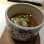 鮨 ひろ海 - 白子の茶碗蒸し