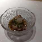 鮨 ひろ海 - 赤ナマコの酢の物