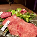 焼肉 牛炭 - ✨タン3点盛り（上タン・タン先・タン下）✨