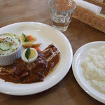 ボヌール - 熊野牛のハンバーグランチ