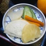 ひだりうま アンド エイワン - 自家製の糠漬け！