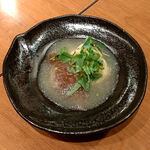 一徹 - 煮物　海老真薯の蕪餡掛け