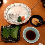 一徹 - お造り　河豚のてっさ