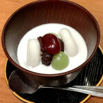 一徹 - デザート　白玉餡蜜のココナッツミルク