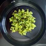 オーベルジーヌ - 青しその実漬をフタ裏へ退避：2025/12/18