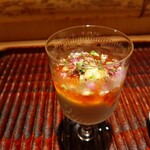 四間道 とりう - 汲み上げ湯葉　湯葉、出汁美味い