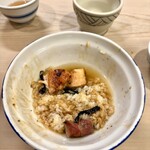 栄一 - ごはん少し残して鶏スープ茶漬け