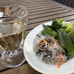 クッチーナ デル カンポ - 白ワインで乾杯