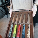 KEI Collection PARIS - 龍泉刃物　メインのお料理の時選ばせてくれます。