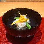 日本料理 幸庵 - 松葉ガニの蟹だらけ真薯椀