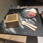 しゃぶしゃぶれたす - 食後のデザートです。