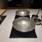 しゃぶしゃぶれたす 渋谷センター街店 - しゃぶしゃぶの鍋です。