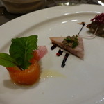 ブルガリ イル・カフェ - 2014年12月　シェフお勧めの前菜盛り合せ