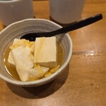さじ - お通し(豆腐の玉子餡)