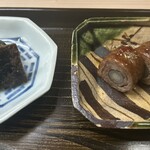 片折 - 香の物　氷見牛の八幡巻き