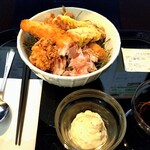 快活CLUB - 快活のり弁丼（690円）と具たくさんタルタルソース（100円）