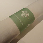 タテル ヨシノ ビズ  - シンプルながらも　グリーンのイメージは残っています